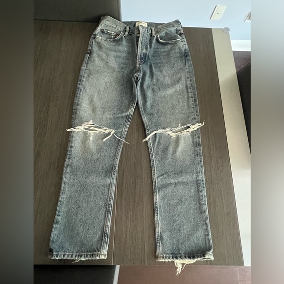 AGOLDE Women’s Distressed Jeans - Size 27 - Picture 4 of 7
